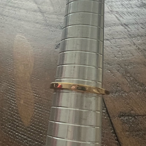 Vintage Signed ESPO 14KT Gold Electroplated Purple Stone Solitaire Ring Sz 9 - Picture 6 of 6